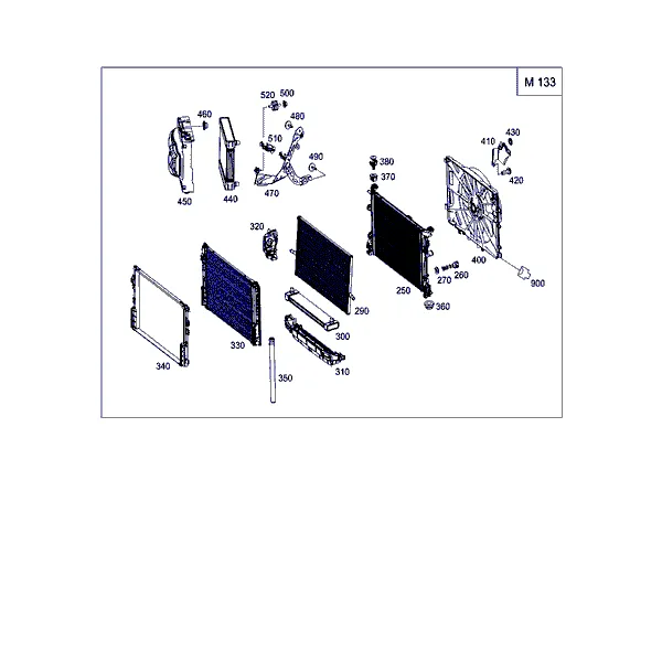 РАДИАТОР, КРЕПЛЕНИЕ И ОБЛИЦОВКА
