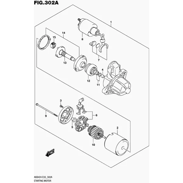 302A - СТАРТЕРНЫЙ МОТОР