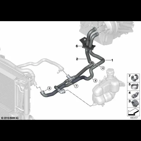 Шланги охлаждающей жидкости