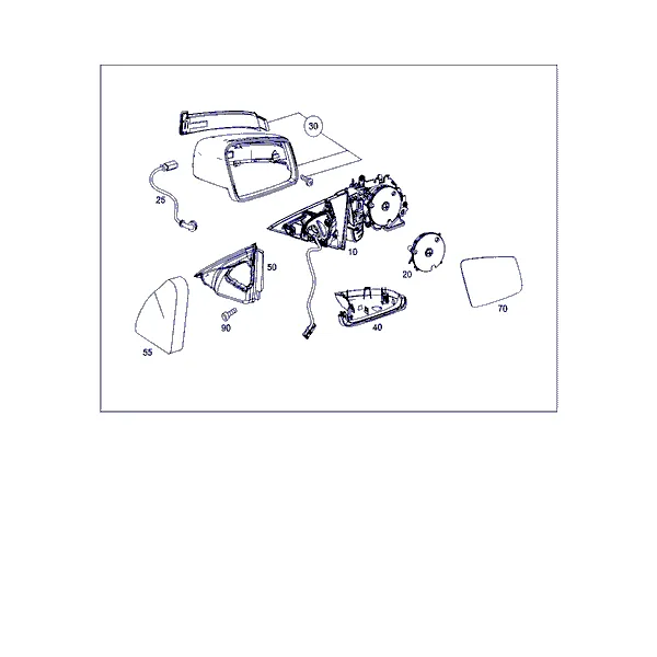 НАРУЖНОЕ ЗЕРКАЛО ПРАВОЕ