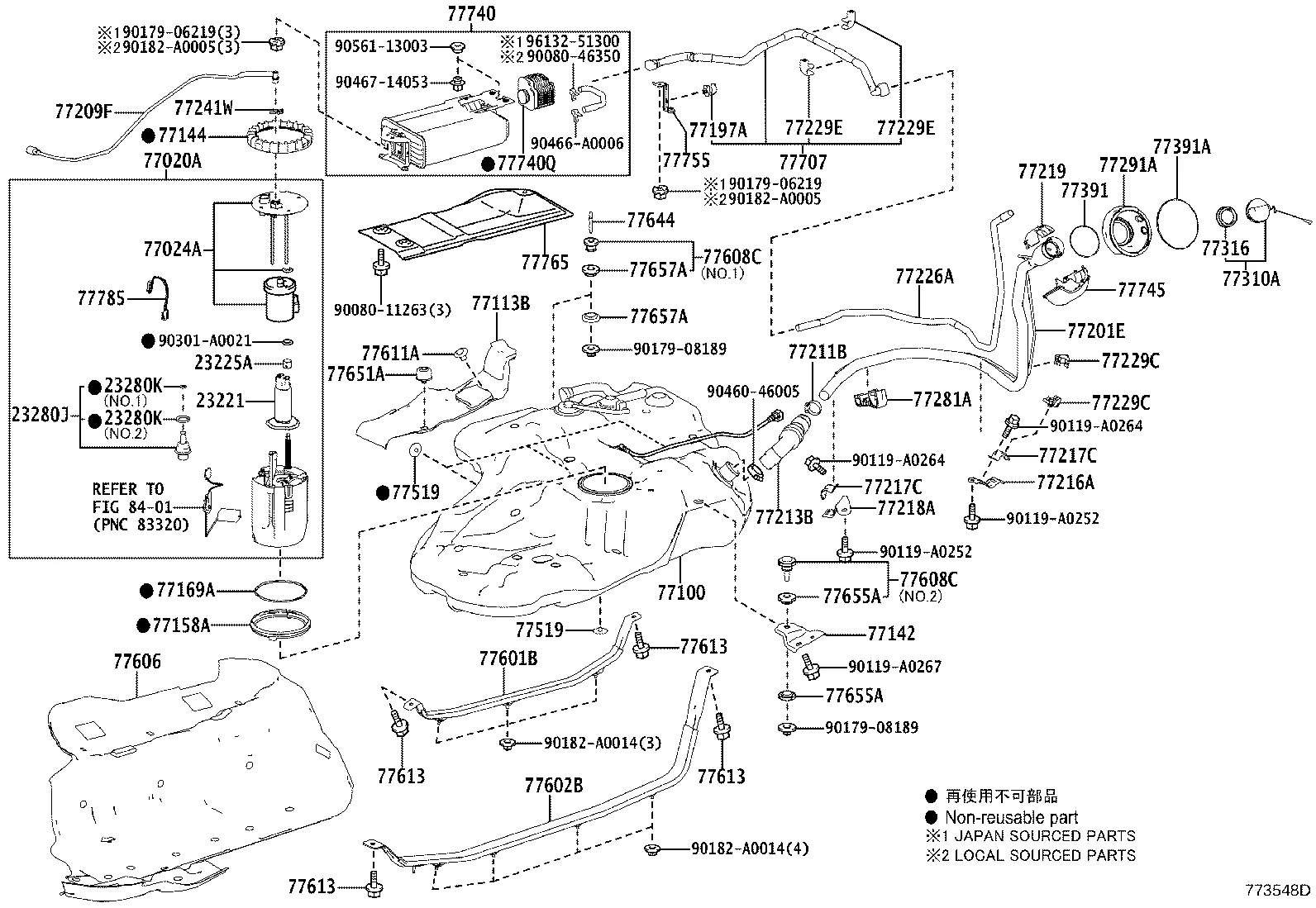 FUEL TANK & TUBE