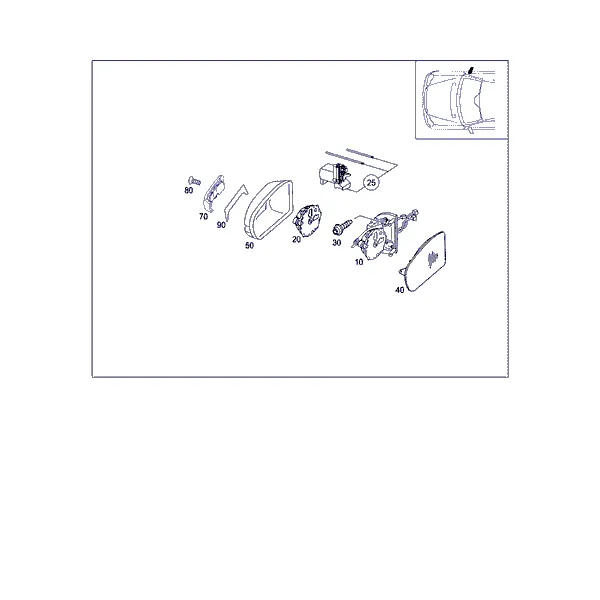 НАРУЖНОЕ ЗЕРКАЛО ПРАВОЕ