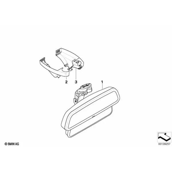 Внутреннее зеркало заднего вида