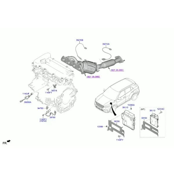 Электронный блок управления двигателем