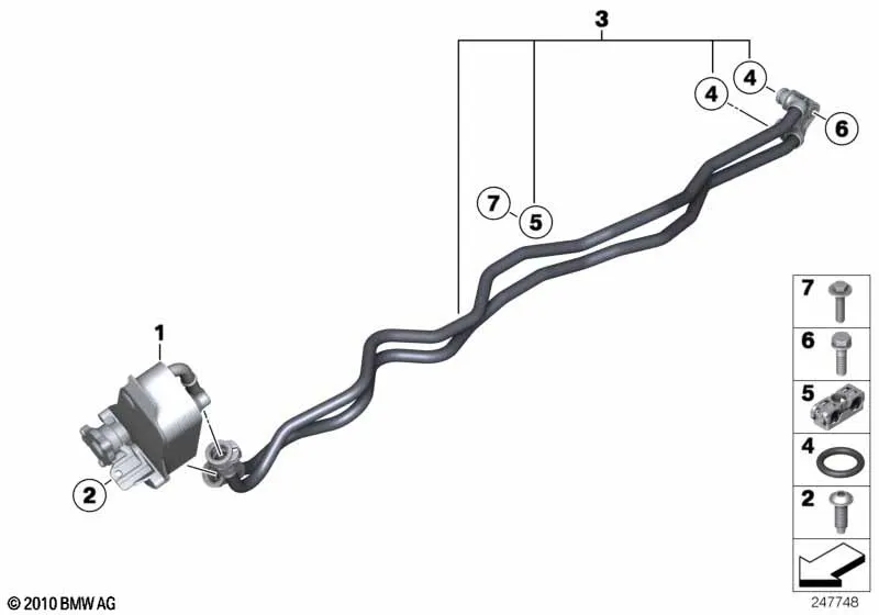 Теплообменник/трубопровод радиатора КПП