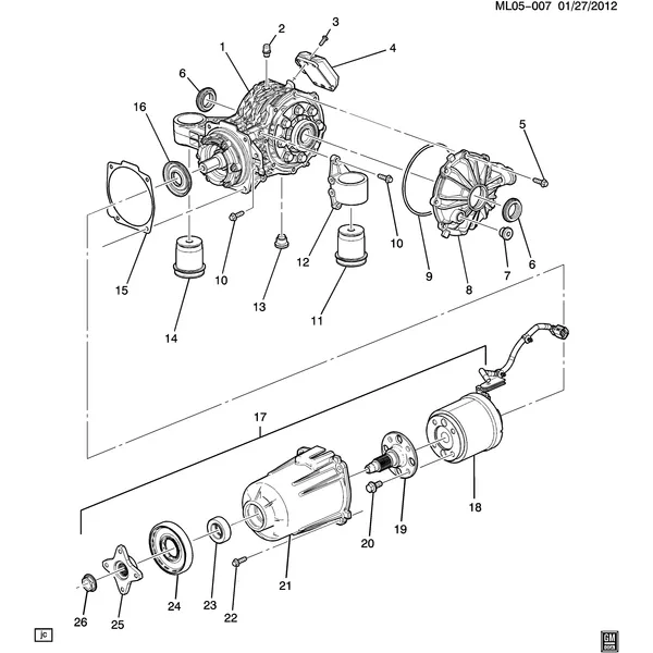 DIFFERENTIAL CARRIER/REAR
