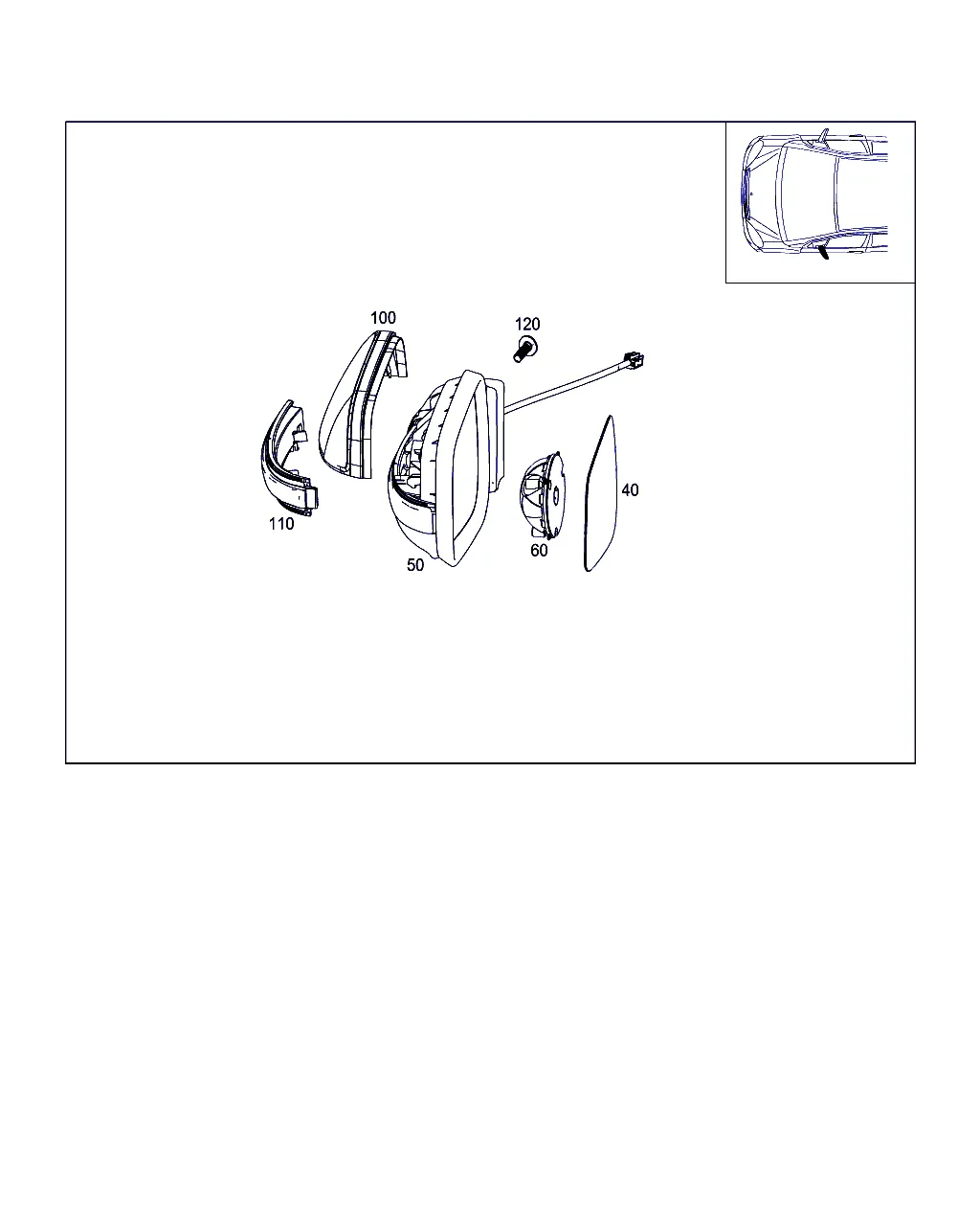 НАРУЖНОЕ ЗЕРКАЛО ЛЕВОЕ