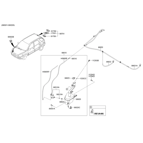 WINDSHIELD WASHER; 1