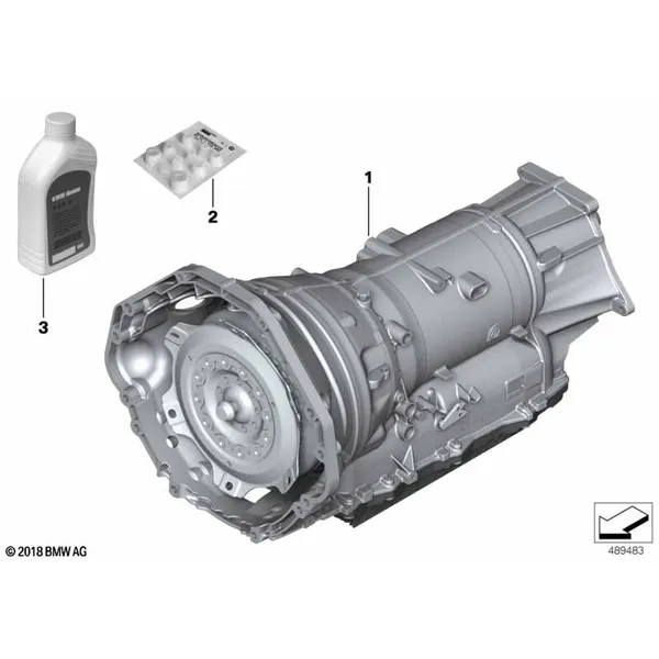 АКПП GA8HP76X - полноприводное т/с