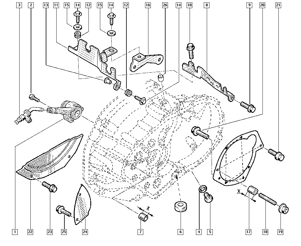 Картеры коробки передач