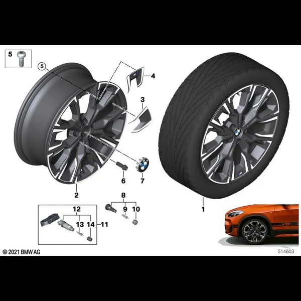 BMW л/с диск Aerodynamik 920M - 20"