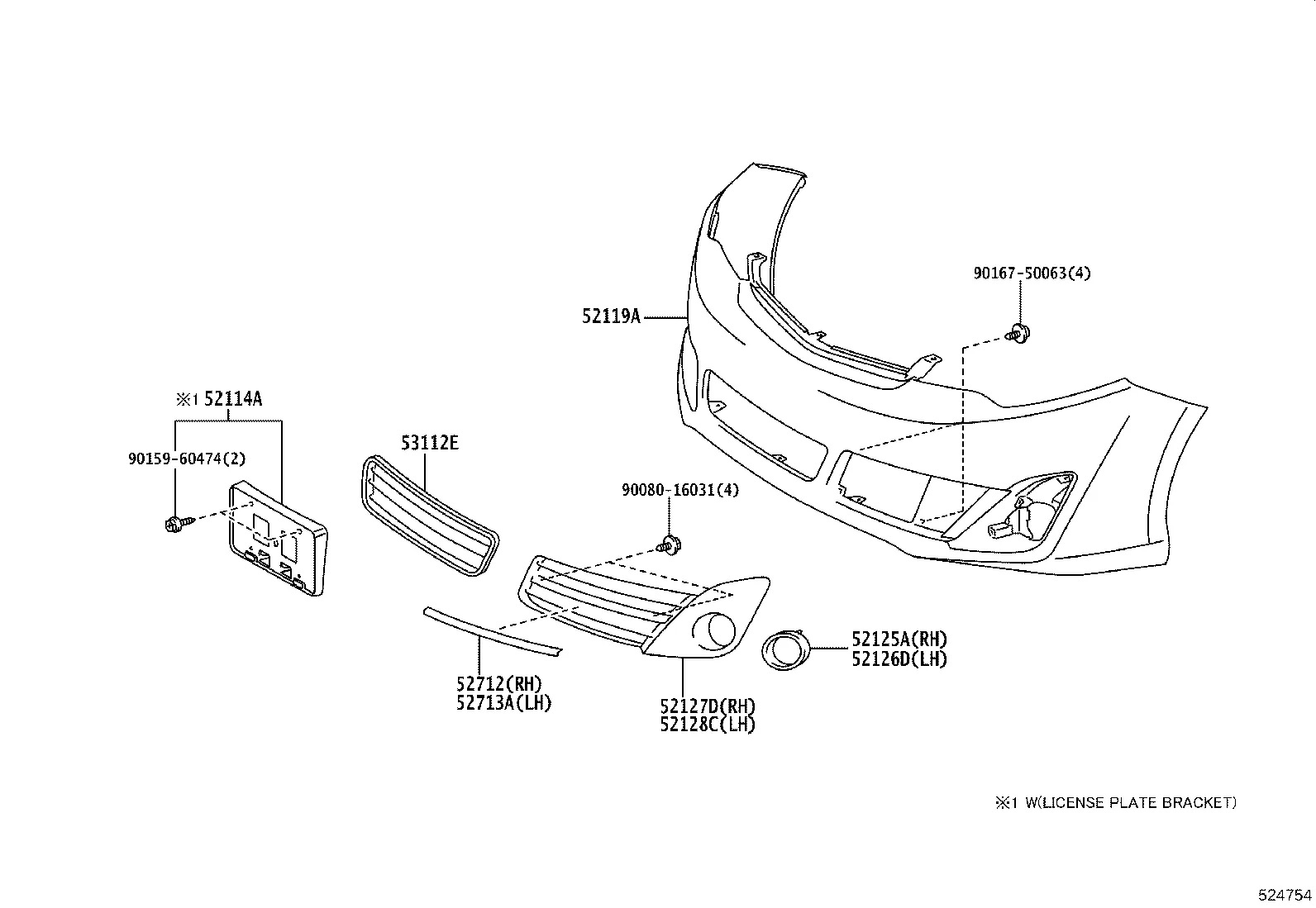 FRONT BUMPER & BUMPER STAY