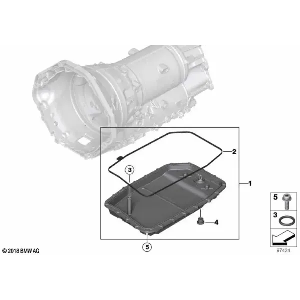 Масляный поддон АКПП GA6HP26Z