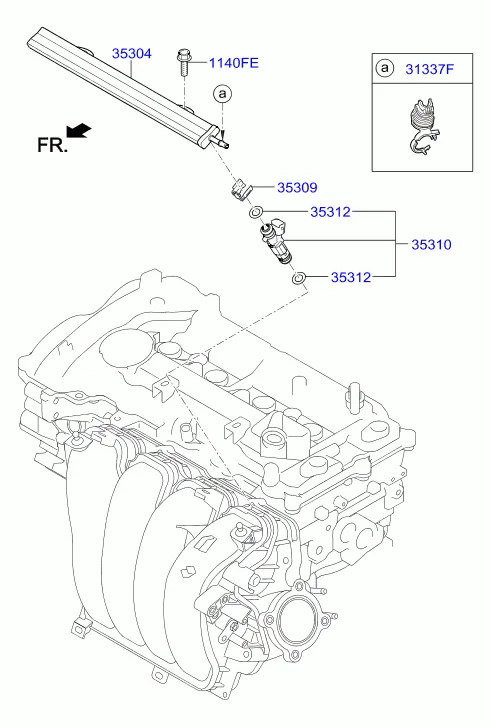 дроссельная заслонка и инжектор
