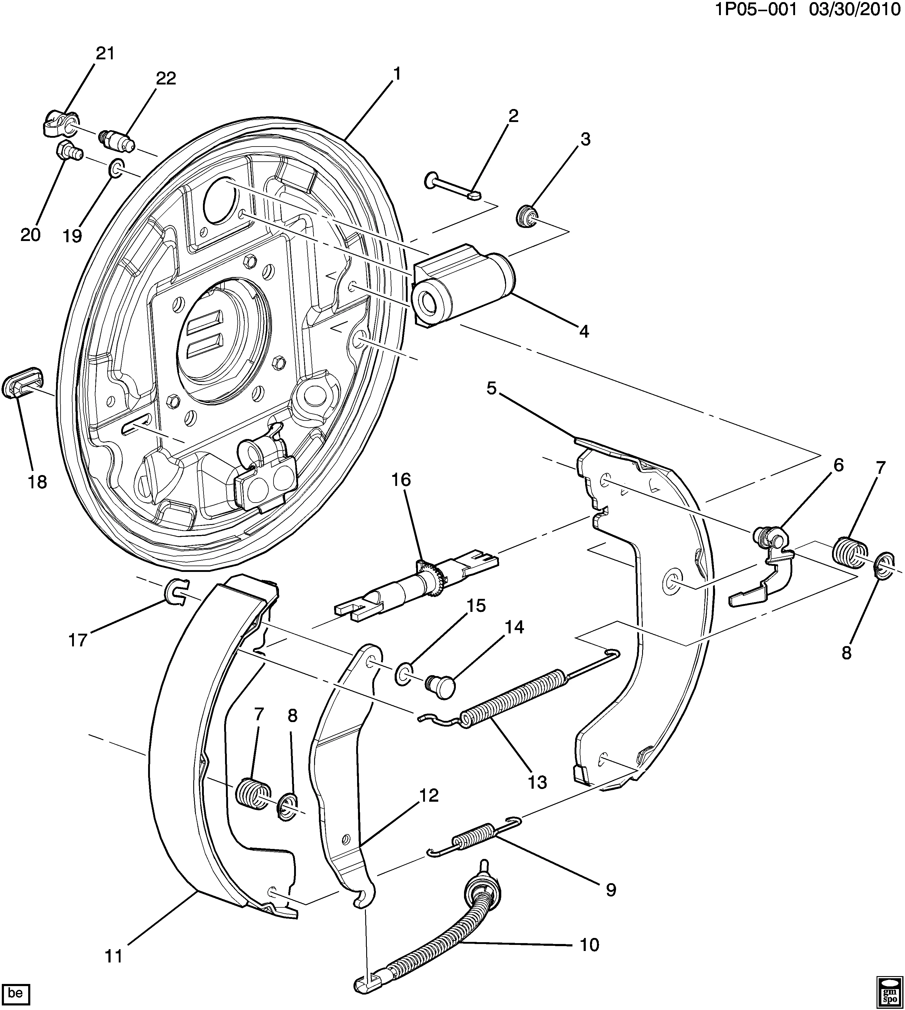 BRAKE ASM/REAR DRUM (DRUM BRAKE J93)
