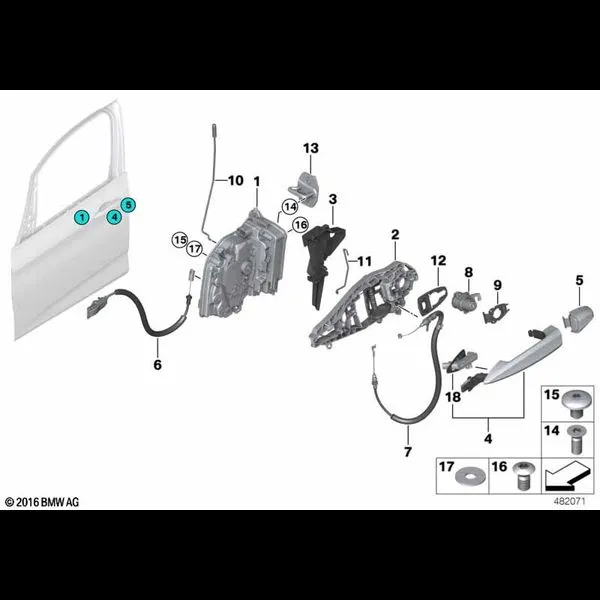 Система замков передней двери