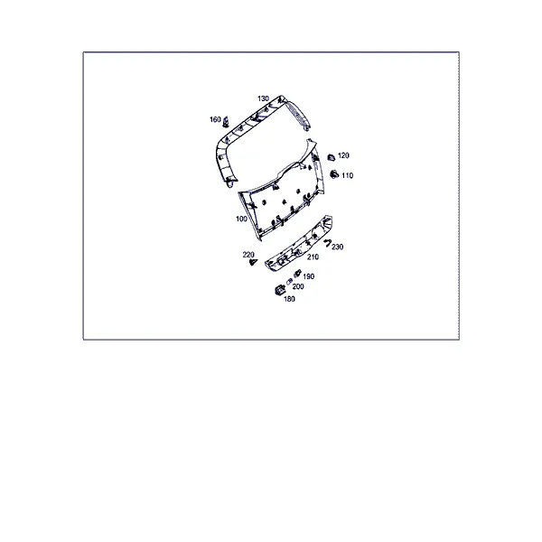 НАВЕСНЫЕ ДЕТАЛИ ДВЕРИ БАГАЖН.ОТДЕЛЕНИЯ, ОКНО БАГАЖНОГО ОТДЕЛЕНИЯ