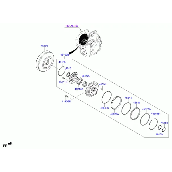 OIL PUMP & TORQUE CONVERTER - AUTOMATIC