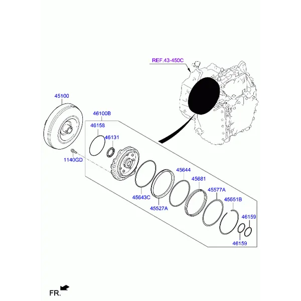 OIL PUMP & TORQUE CONVERTER - AUTOMATIC