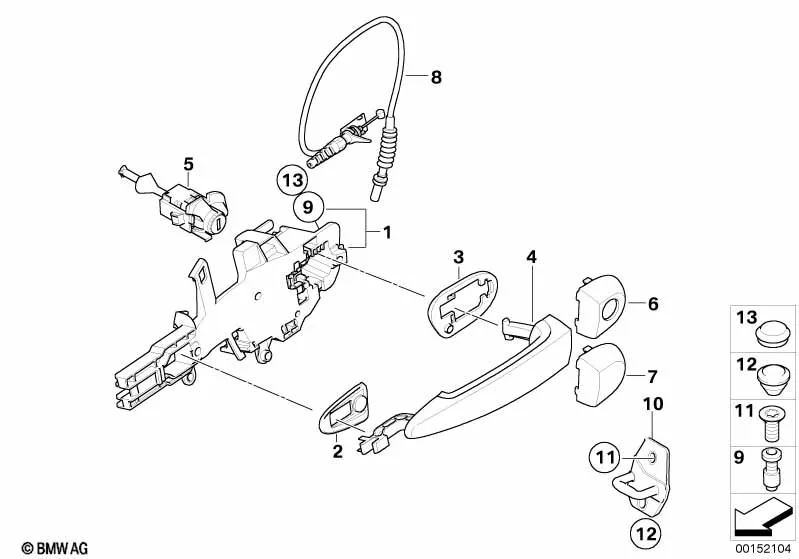 Система замков передней двери II