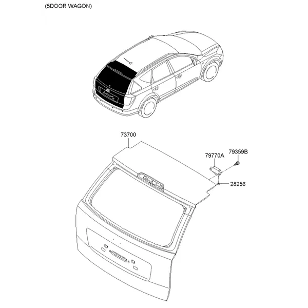дверь багажника
