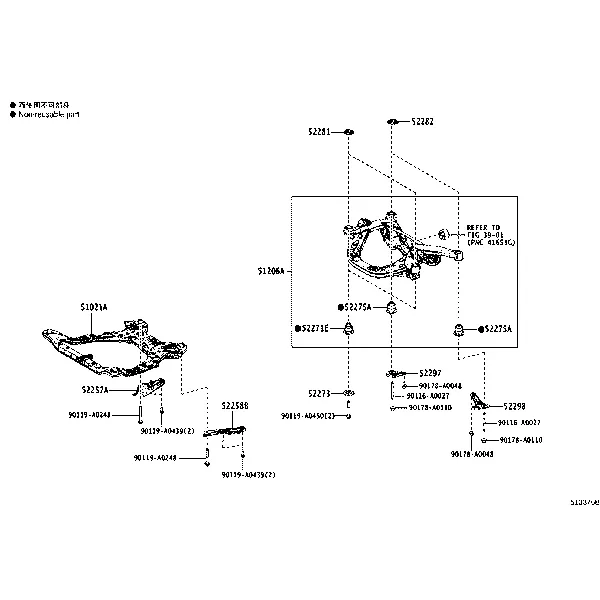 SUSPENSION CROSSMEMBER & UNDER COVER
