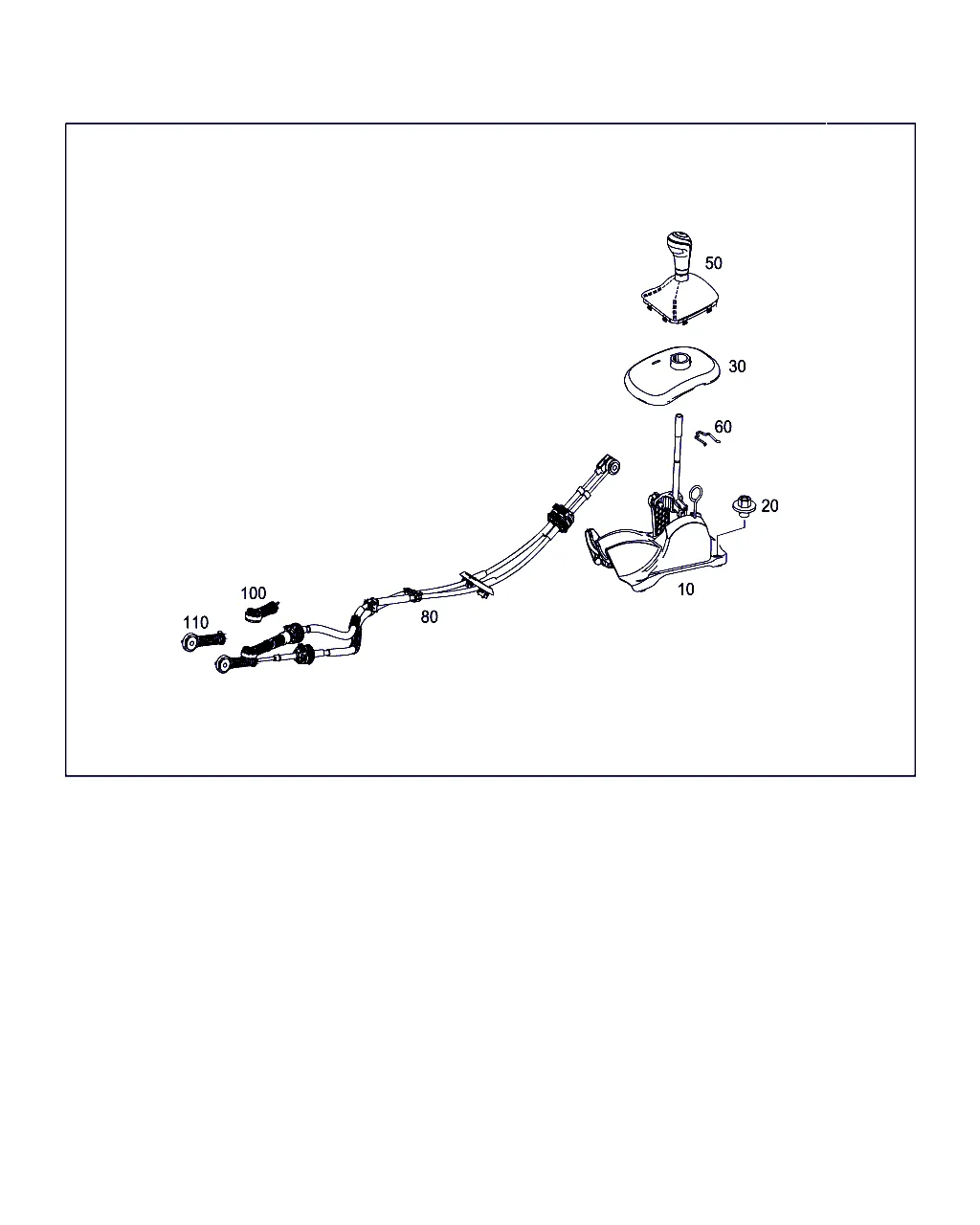 ПРИВОД ПЕРЕКЛЮЧ. 6-СТ.МКП НА ЦЕНТР.КОНС.КОРОБКА ПЕРЕДАЧ