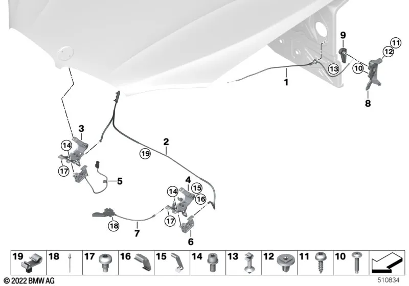 Капот/система замков