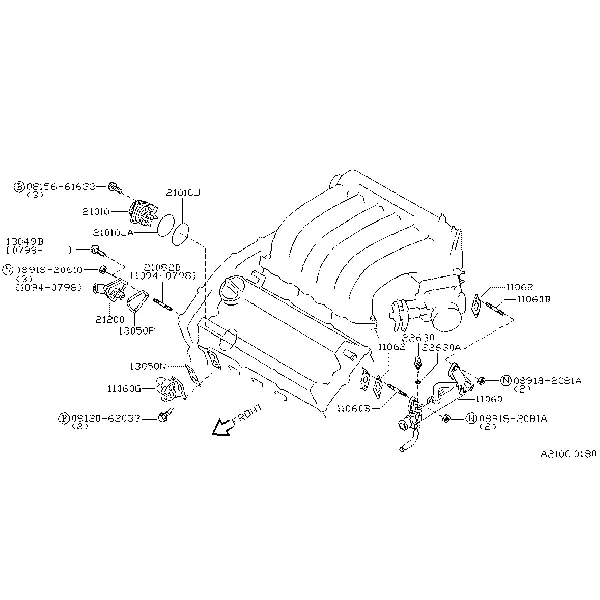 Водяной насос, вентилятор охлаждения и термостат