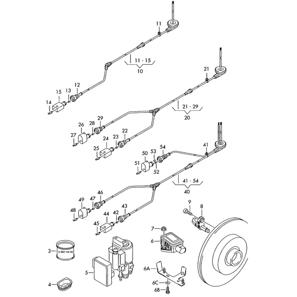 Датчик частоты вращения Жгут проводов датчика частоты вращения