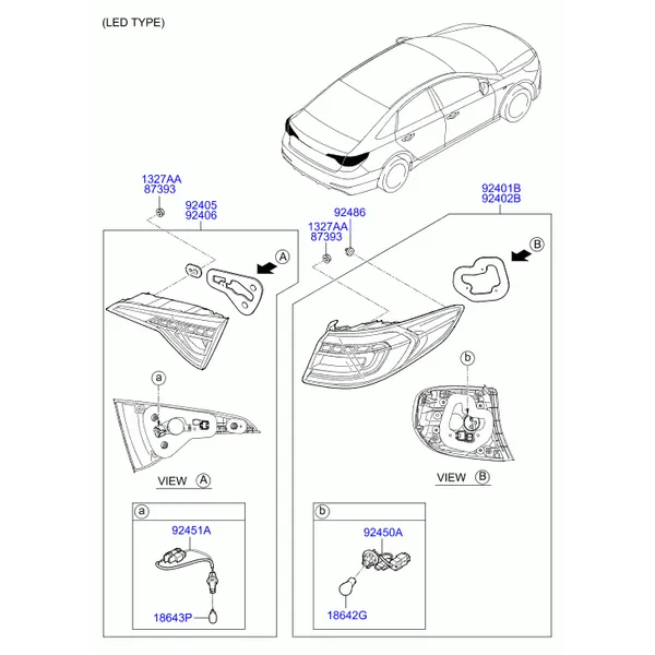 задняя фара