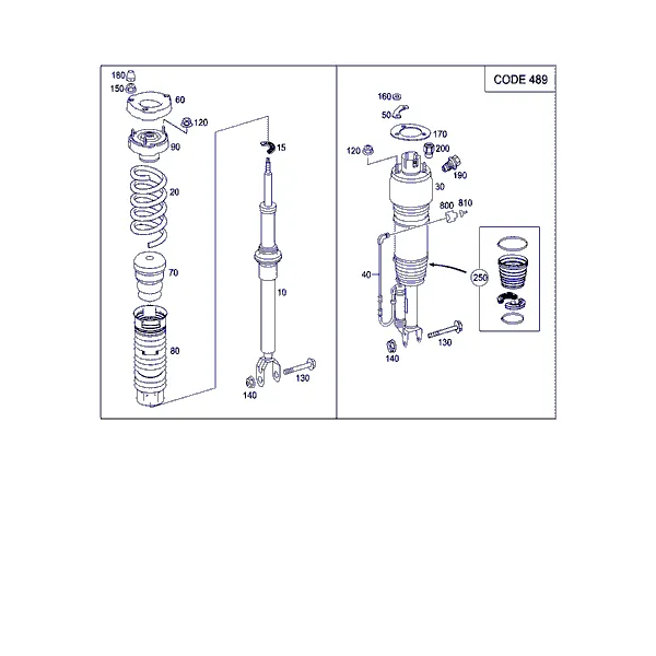 АМОРТИЗ. СТОЙКА ПЕРЕДНЯЯ И ЕЁ КРЕПЛЕНИЕ