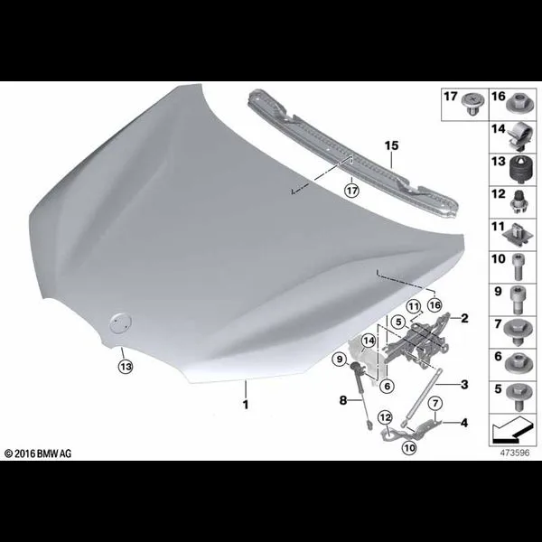 Капот/дополнительные элементы