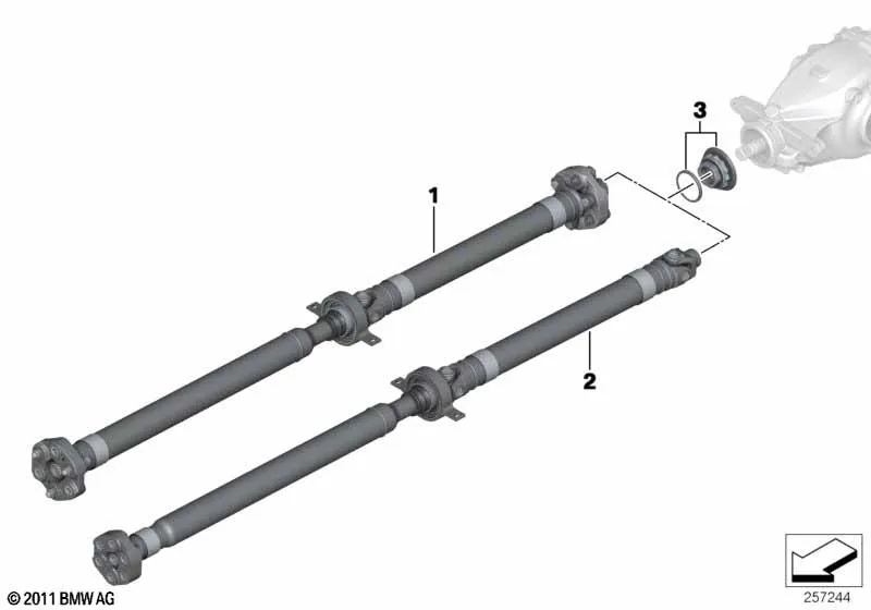 Карданный вал/закладная гайка
