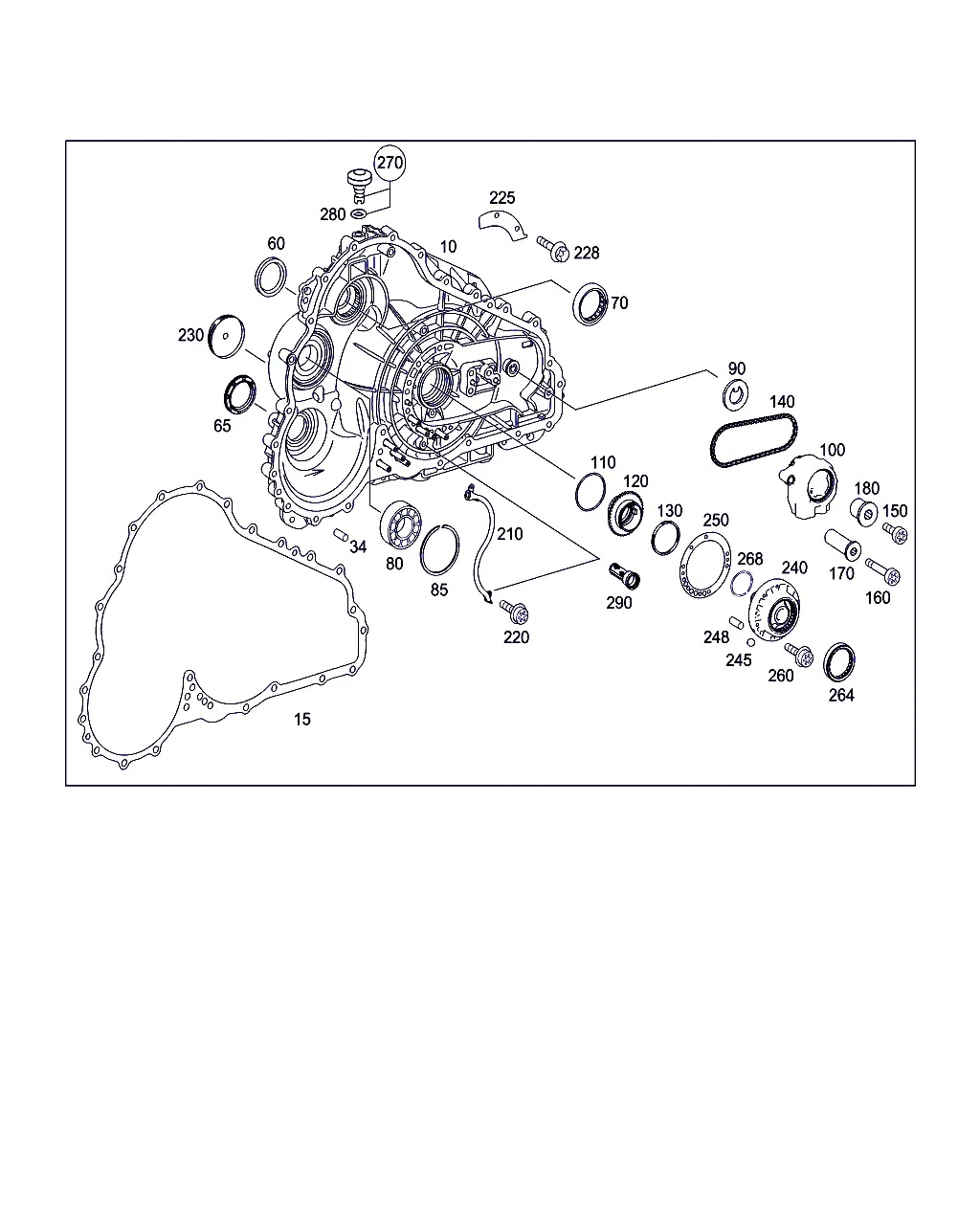 КАРТЕР ГИДРОТРАНСФОРМАТОРА, МАСЛ. НАСОС
