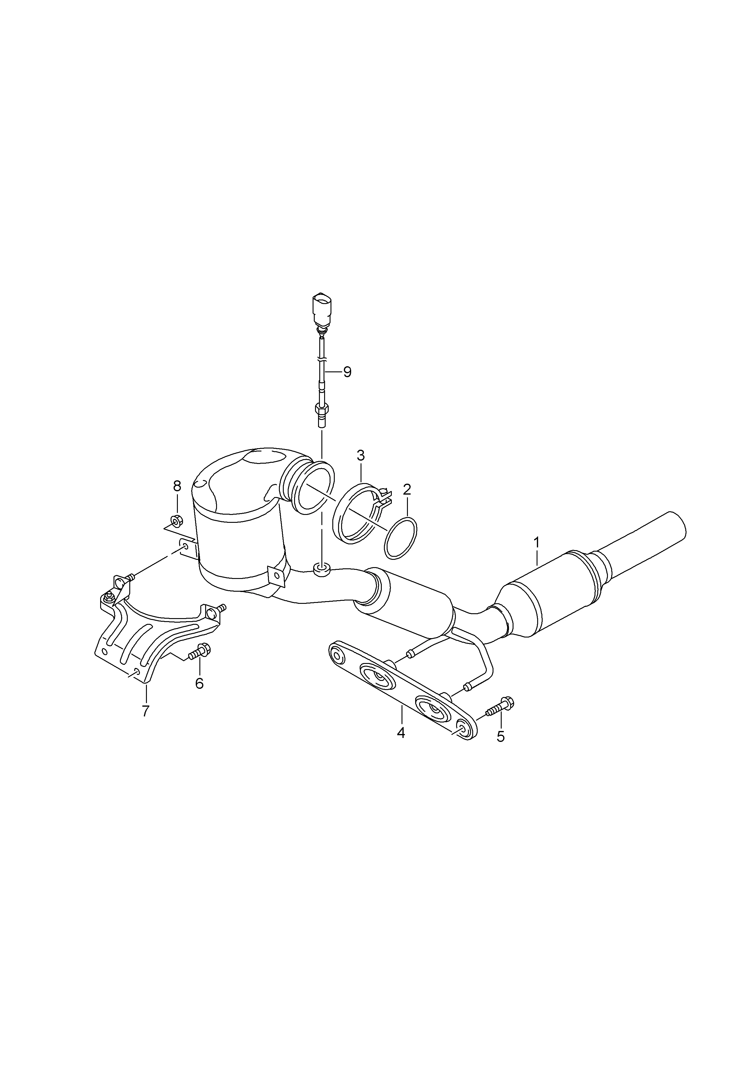 Труба выпуска ОГ с нейтрализат