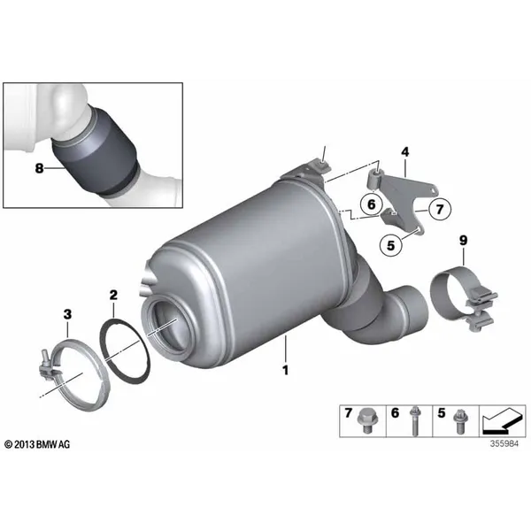Катализатор/сажевый фильтр