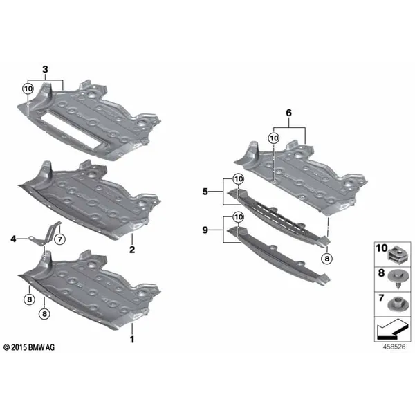 Экран моторного отсека