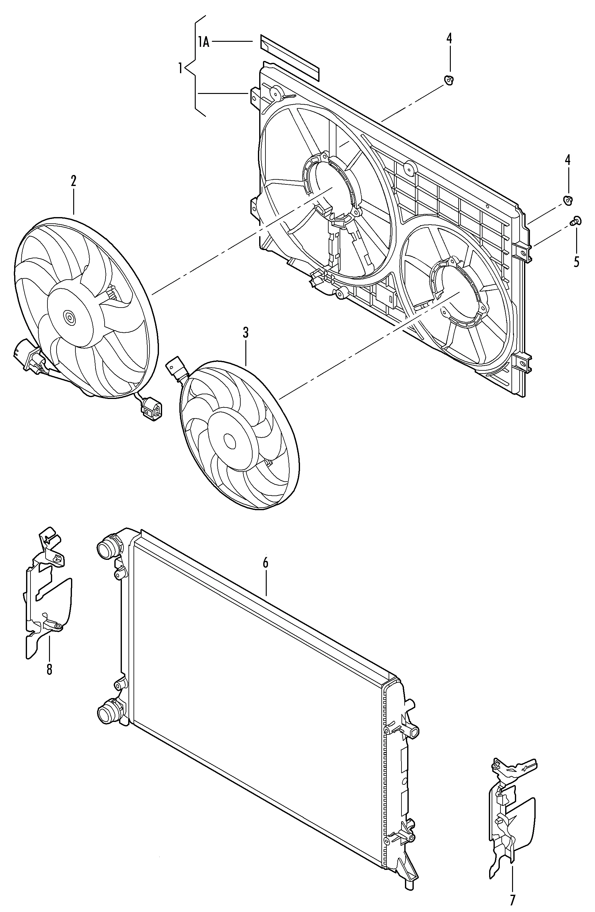 Рамка для двух вентиляторов