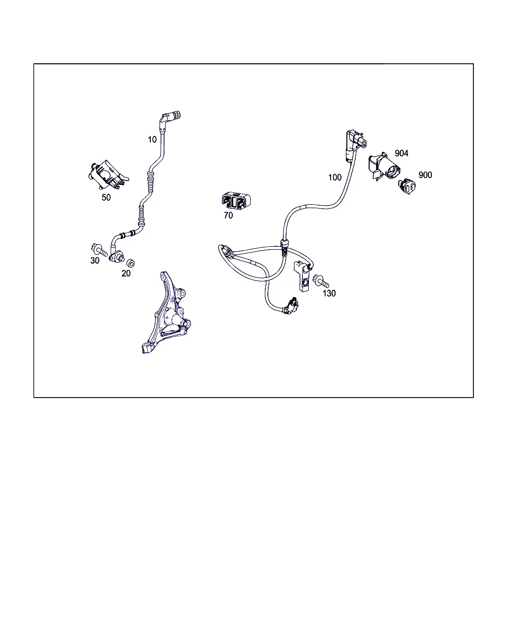 ЭЛЕКТРОПРОВОДКА ПЕРЕДНЕГО МОСТА