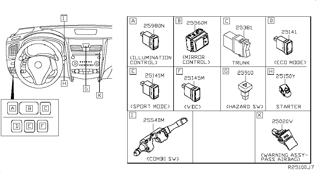 Переключатель; INST