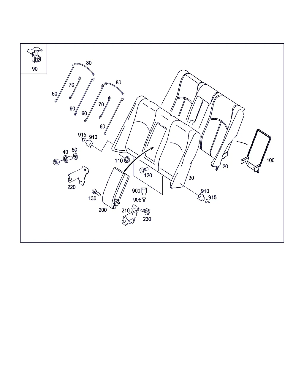 СПИНКА ЗАДНЯЯ