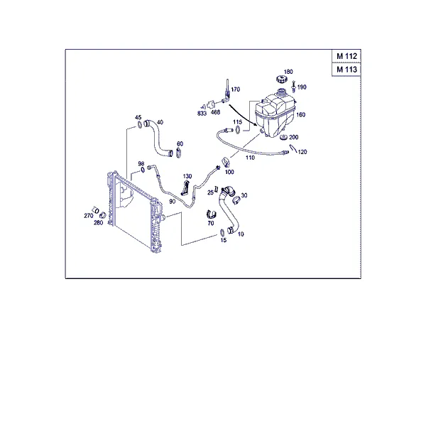 РАСШИРИТЕЛЬНЫЙ БАЧОК,КРЕПЛЕНИЕ И ШЛАНГИ