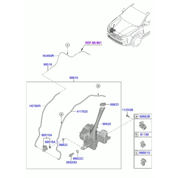стеклоомыватель ветрового стекла