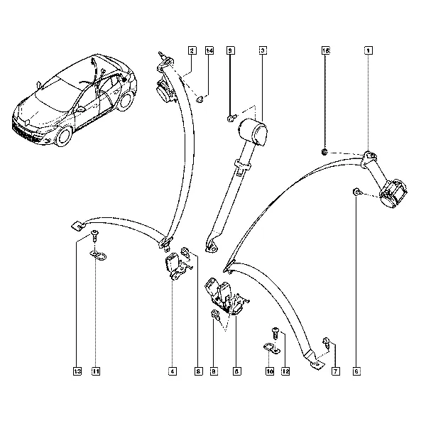 Ремни безопасности