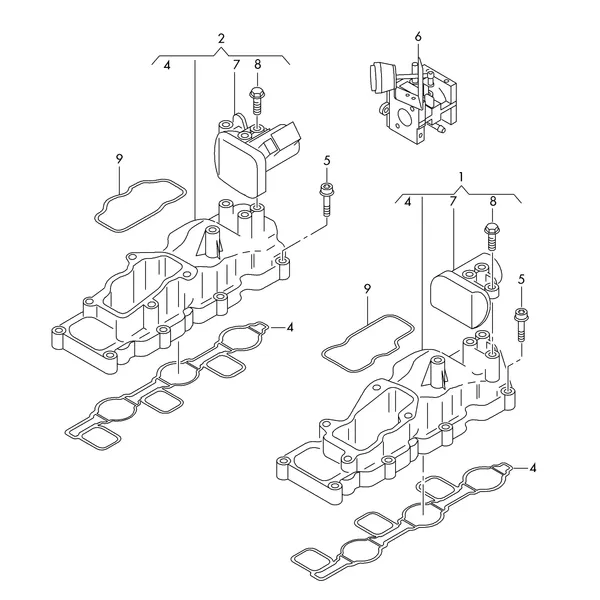 Патрубок впускного тракта