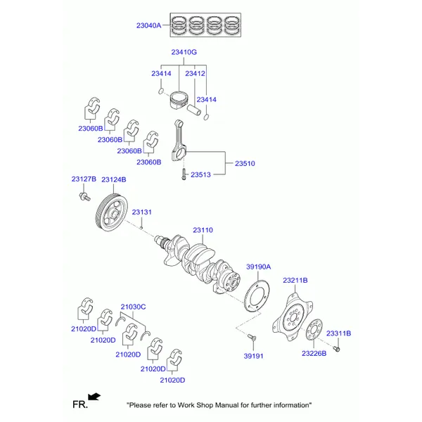 коленвал и пистон