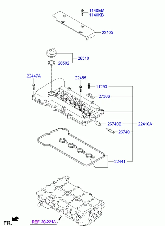 Крышка головки цилиндров