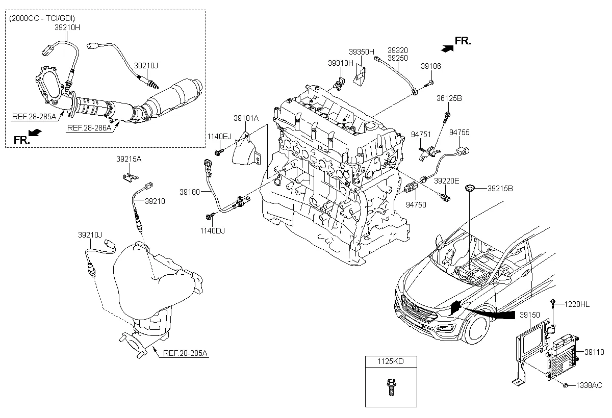 электронный блок управления двигателем