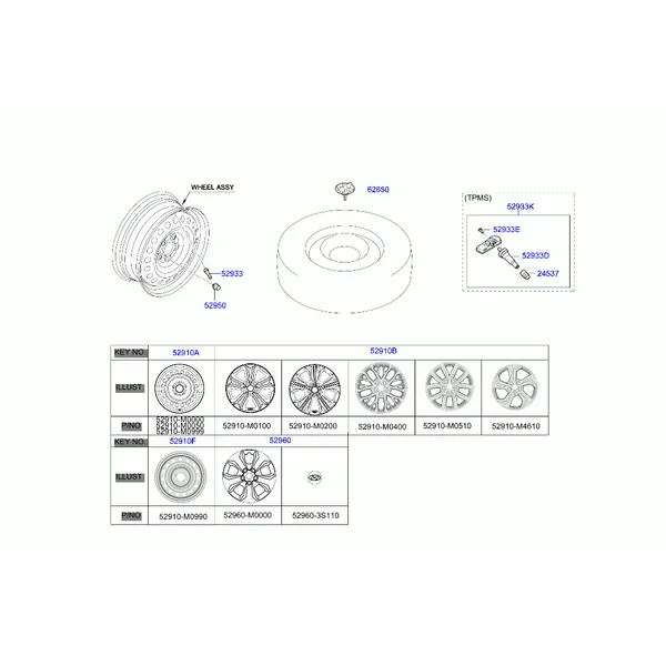 Колесо и колпак колеса